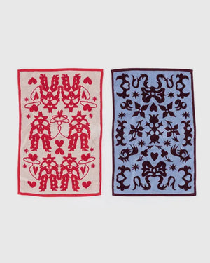 BAGGU Organic Cotton Hand Towel x2 Pack