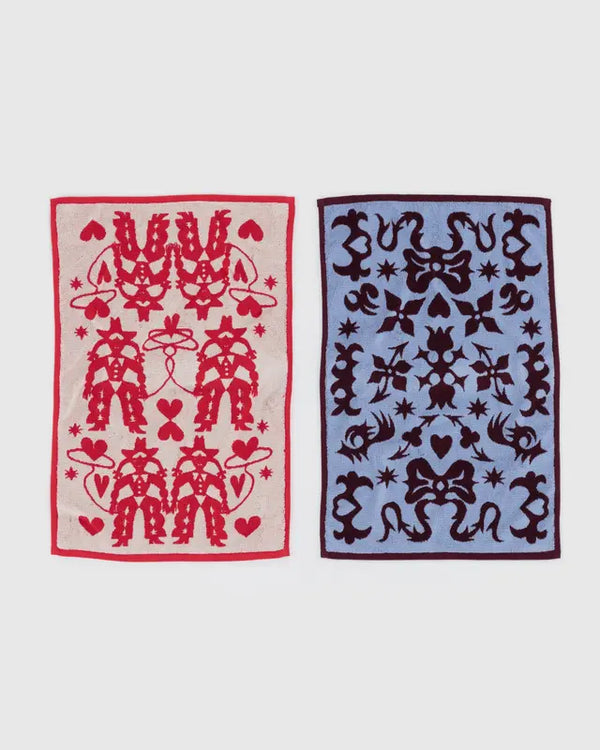 BAGGU Organic Cotton Hand Towel x2 Pack