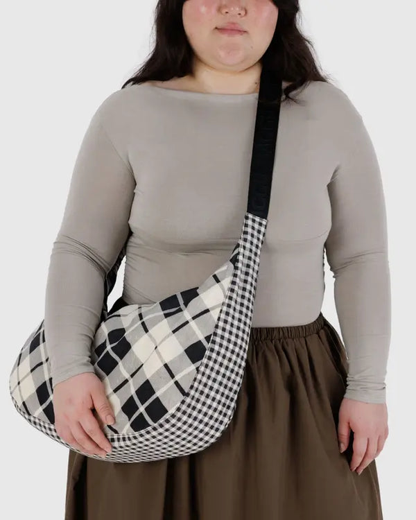 BAGGU Crescent Bag Large Extended 41" Strap - Recycled