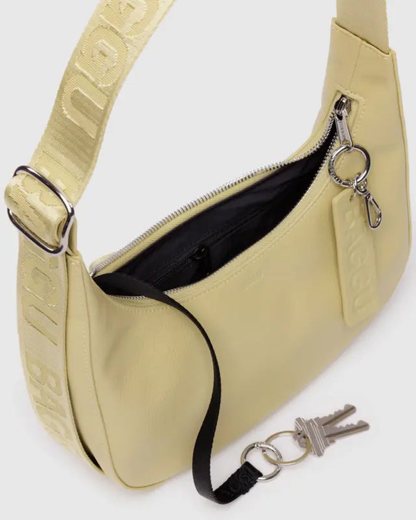 BAGGU Crescent Bag Small - Recycled Leather