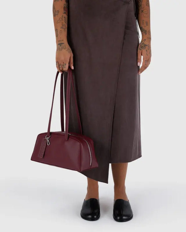BAGGU Bowler Bag - Recycled Leather