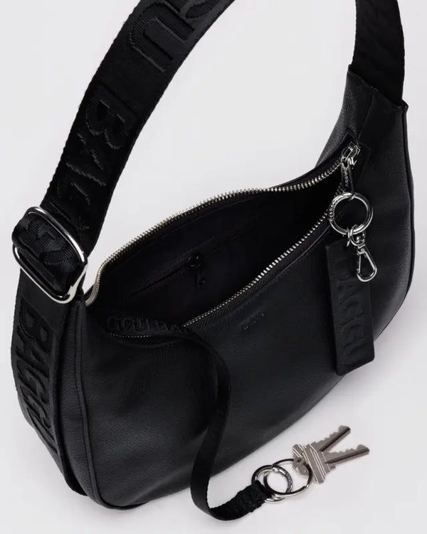 BAGGU Crescent Bag Small - Recycled Leather