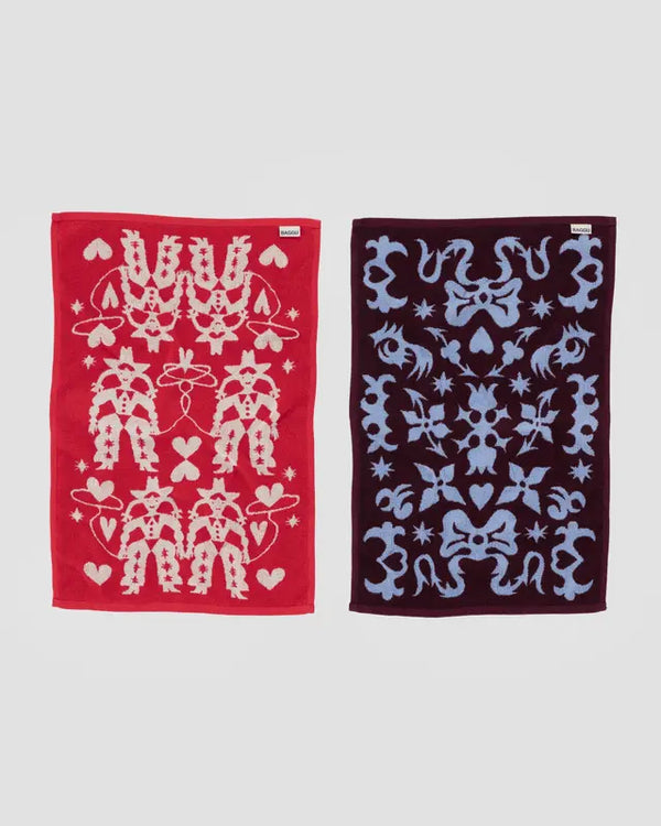 BAGGU Organic Cotton Hand Towel x2 Pack