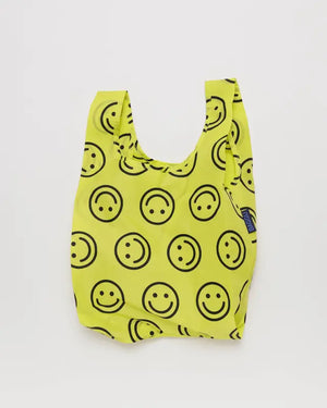 BAGGU MEMBERSHIP - FREE Reusable Packable Recycled Bag - Baby - Yellow Happy