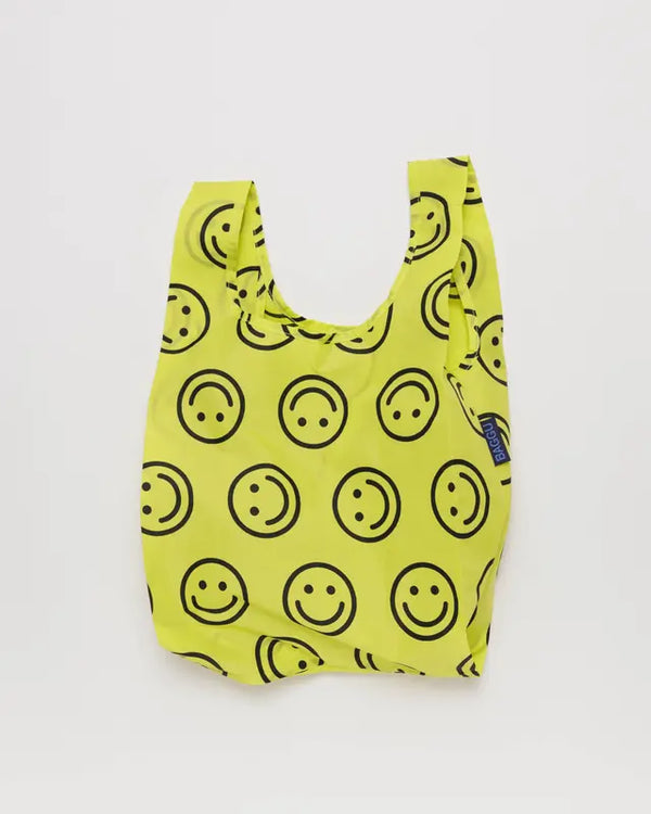 BAGGU MEMBERSHIP - FREE Reusable Packable Recycled Bag - Baby - Yellow Happy