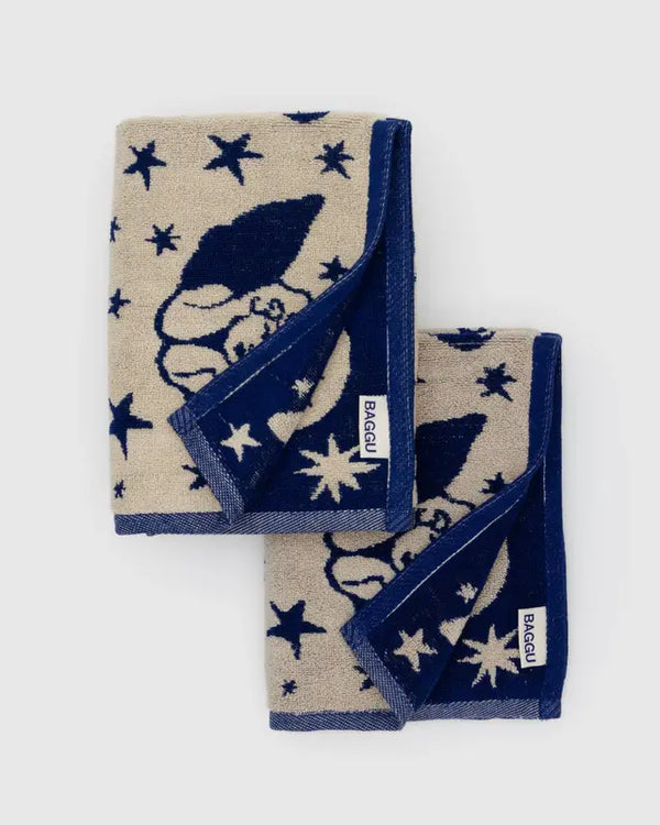 BAGGU Organic Cotton Hand Towel x2 Pack