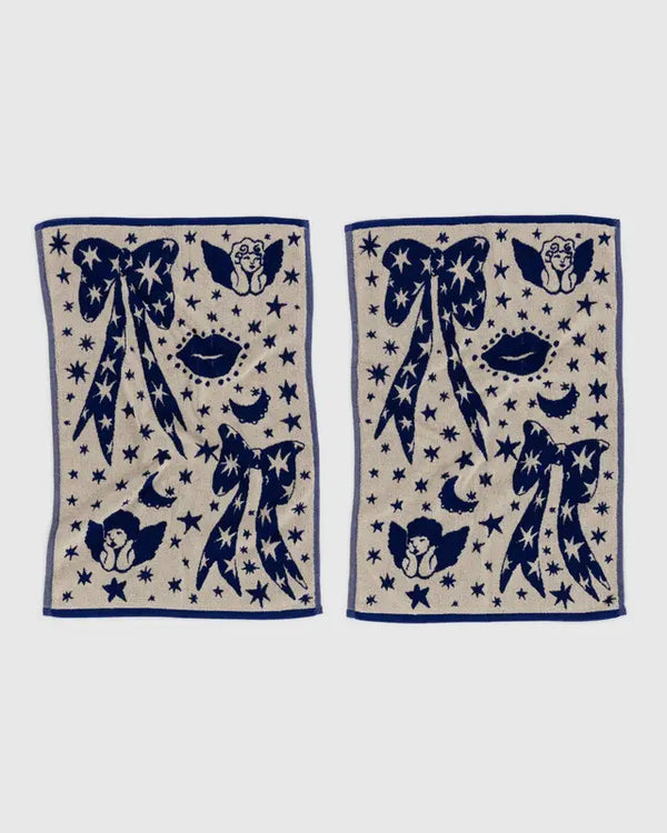 BAGGU Organic Cotton Hand Towel x2 Pack