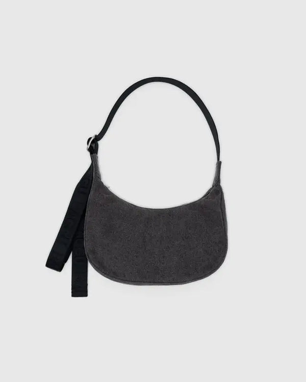 BAGGU Crescent Bag Small Denim - Recycled Cotton