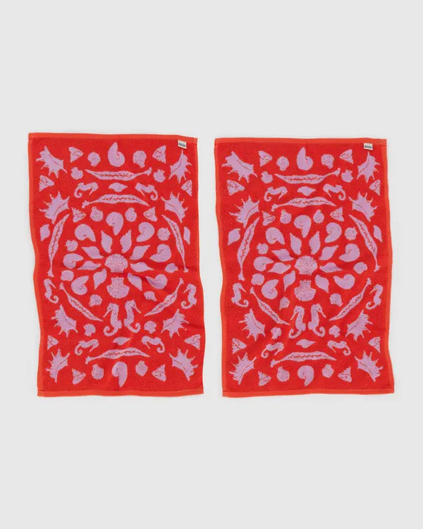 BAGGU Organic Cotton Hand Towel x2 Pack