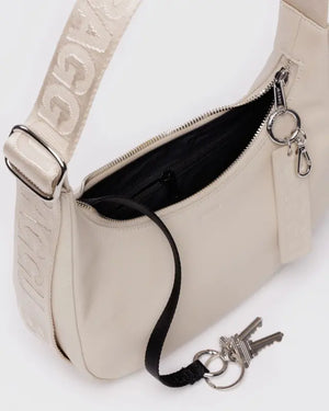 BAGGU Crescent Bag Small - Recycled Leather