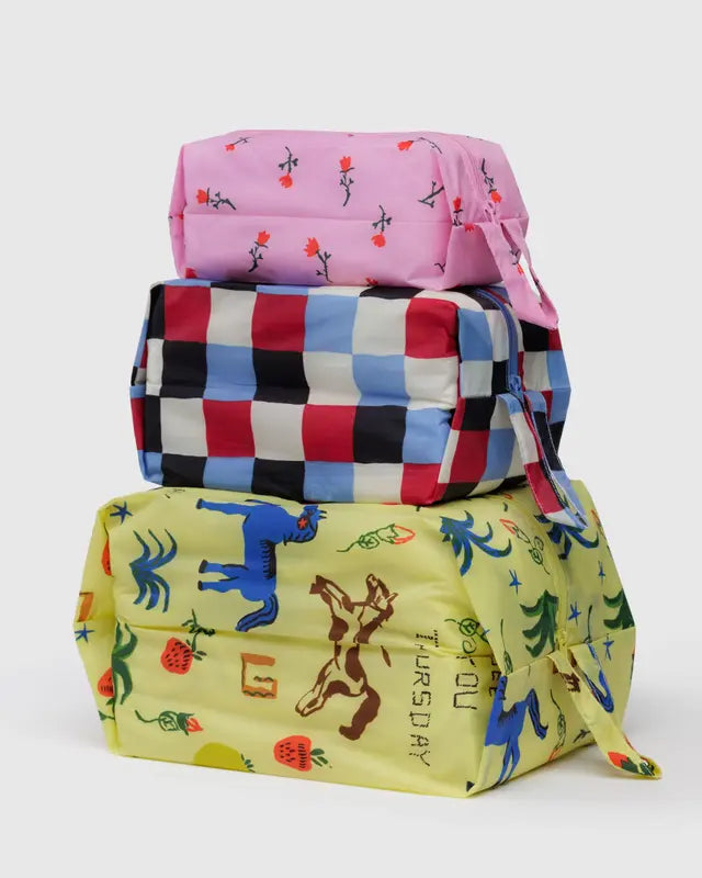 BAGGU 3D Zip Set - Recycled - Plastic Freedom