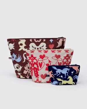 BAGGU Go Pouch Set - Recycled