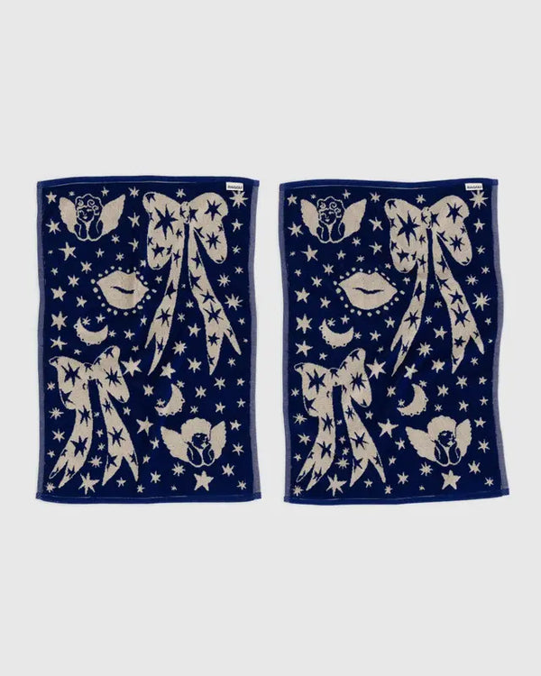 BAGGU Organic Cotton Hand Towel x2 Pack