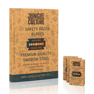 Jungle Culture Replacement Razor Blades - x100 Pack - Plastic Freedom