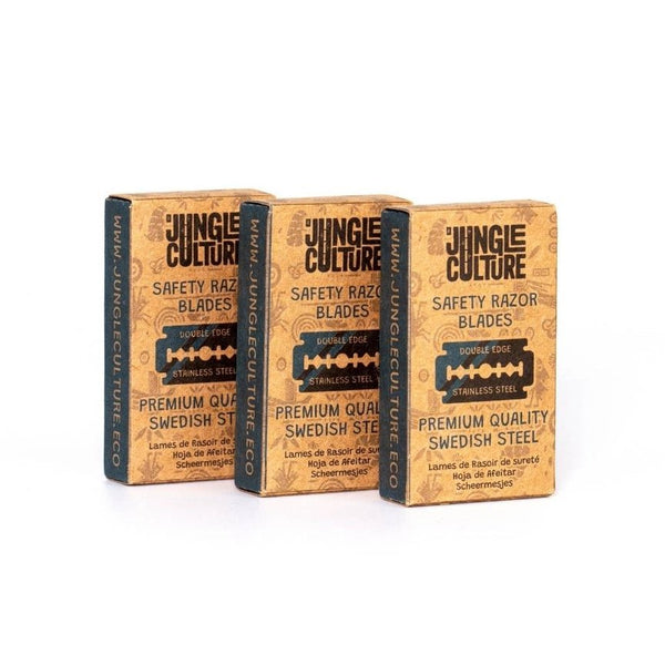 Jungle Culture Replacement Razor Blades - x100 Pack - Plastic Freedom
