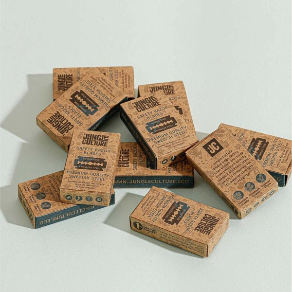 Jungle Culture Replacement Razor Blades - x100 Pack - Plastic Freedom