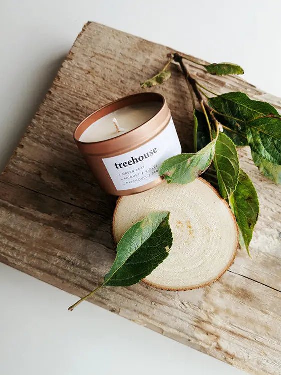 Keynvor Soy Wax Candle Tin - 90g - Plastic Freedom