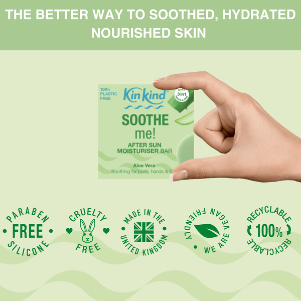 Kin Kind Soothe Me! Solid Aftersun Bar - Plastic Freedom