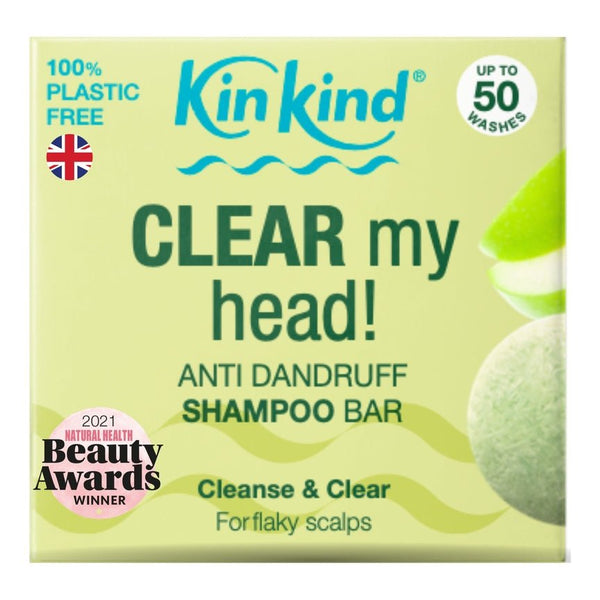 KinKind Anti Dandruff Shampoo Bar 50g - for Flaky Scalp - Plastic Freedom