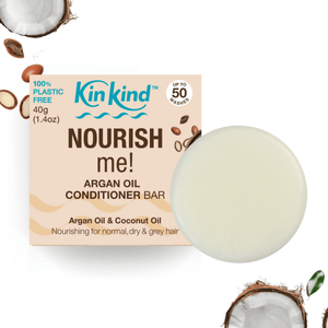KinKind Nourish Me Conditioner Bar 50g - for Dry & Normal Hair - Plastic Freedom