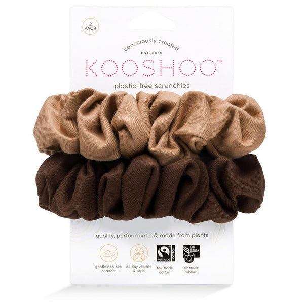 KooShoo Organic Hair Scrunchies - Plastic Freedom