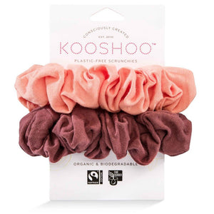 KooShoo Organic Hair Scrunchies - Plastic Freedom