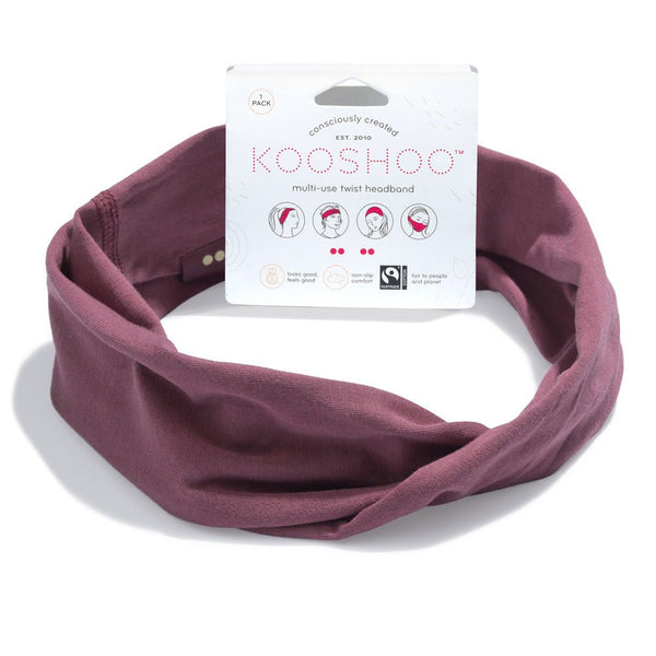 KooShoo Organic Twist Headbands - Plastic Freedom