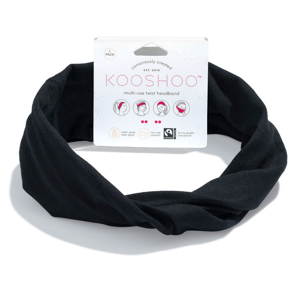 KooShoo Organic Twist Headbands - Plastic Freedom