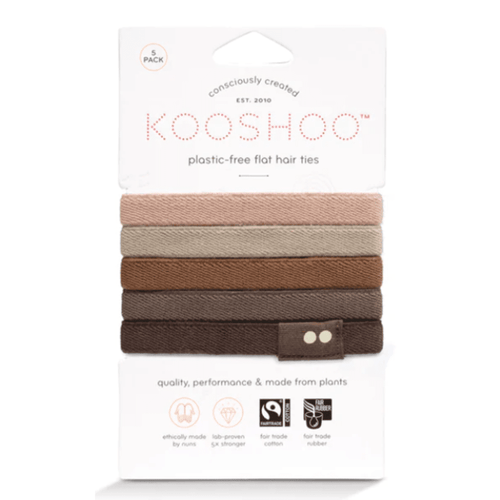 KooShoo Plastic Free Hair Ties - Plastic Freedom