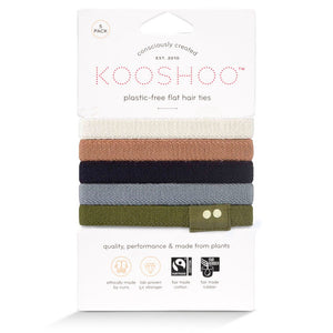 KooShoo Plastic Free Hair Ties - Plastic Freedom