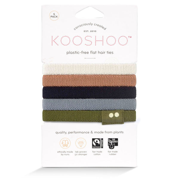 KooShoo Plastic Free Hair Ties - Plastic Freedom