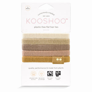 KooShoo Plastic Free Hair Ties - Plastic Freedom