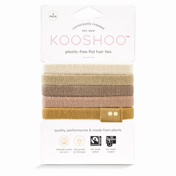 KooShoo Plastic Free Hair Ties - Plastic Freedom