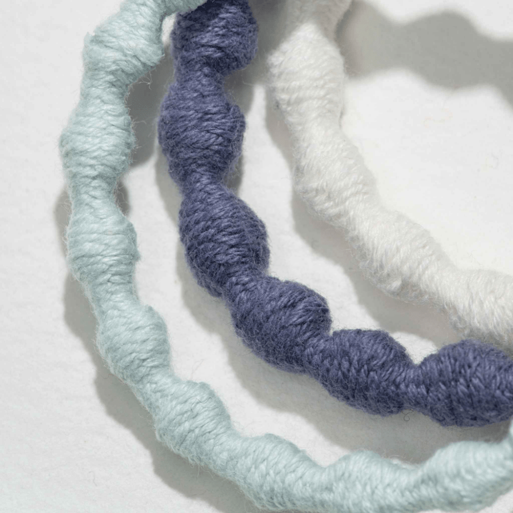 KooShoo Plastic Free Hair Ties - Ocean Pearl - Plastic Freedom