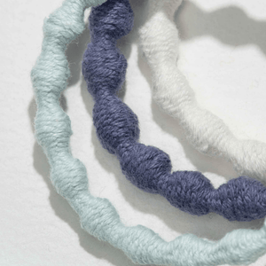 KooShoo Plastic Free Hair Ties - Ocean Pearl - Plastic Freedom