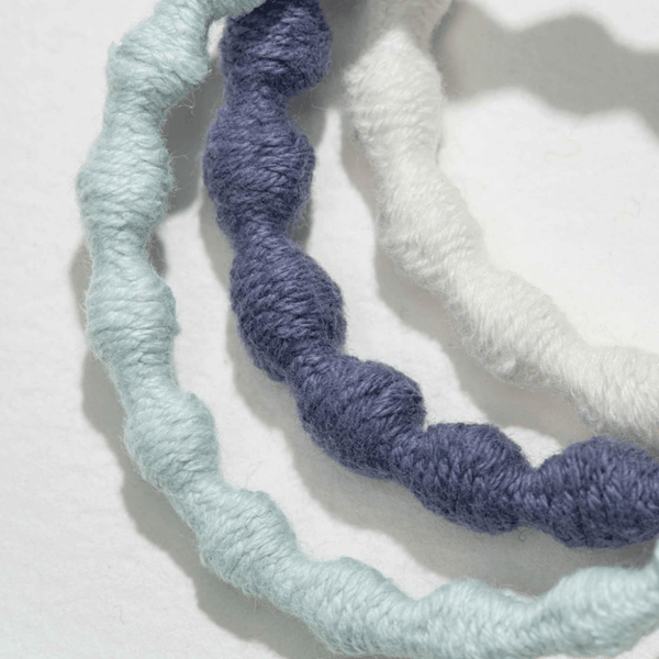 KooShoo Plastic Free Hair Ties - Ocean Pearl - Plastic Freedom