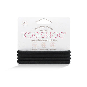 KooShoo Plastic Free Round Mondo Hair Ties - Plastic Freedom
