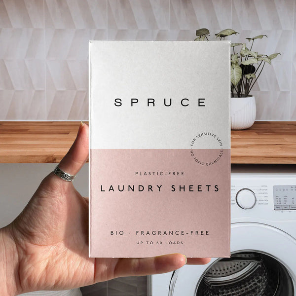 Spruce Laundry Detergent Sheets Bio Fragrance Free - x60 Washes
