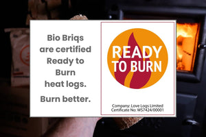 Love Logs Bio Briqs British Sawdust Heat Logs - Plastic Freedom