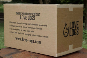 Love Logs Sustainable British Charcoal - Plastic Freedom