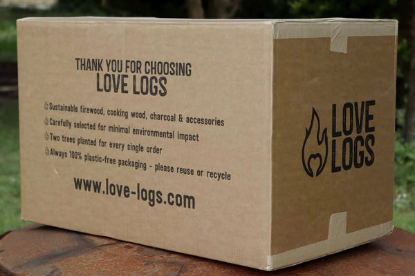 Love Logs Sustainable British Charcoal - Plastic Freedom