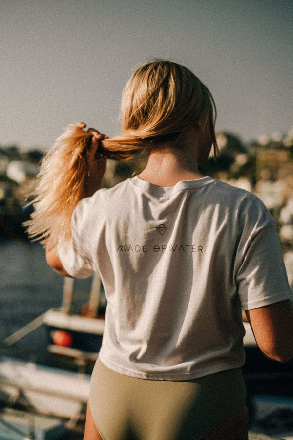 Made Of Water Cropped T-Shirt - Plastic Freedom