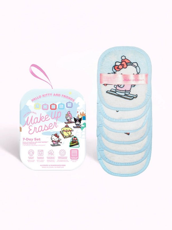 MakeUp Eraser Original Makeup Eraser 7 Day Set - Hello Kitty & Friends Ski Vacation © Sanrio - Plastic Freedom