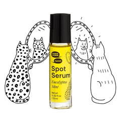 Meow Meow Tweet Spot Serum Roll On - Eucalyptus Mint - Plastic Freedom