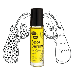 Meow Meow Tweet Spot Serum Roll On - Eucalyptus Mint - Plastic Freedom