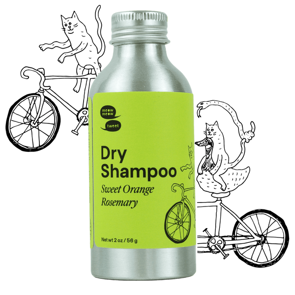Meow Meow Tweet Sweet Orange Rosemary Dry Shampoo - 56g - Plastic Freedom