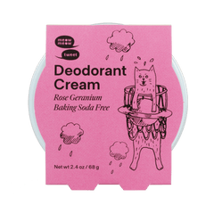 Meow Meow Tweet Vegan Deodorant Cream - Baking Soda Free - Plastic Freedom