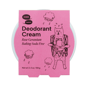 Meow Meow Tweet Vegan Deodorant Cream - Baking Soda Free - Plastic Freedom