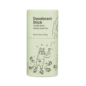 Meow Meow Tweet Vegan Deodorant Stick - Baking Soda Free - Plastic Freedom