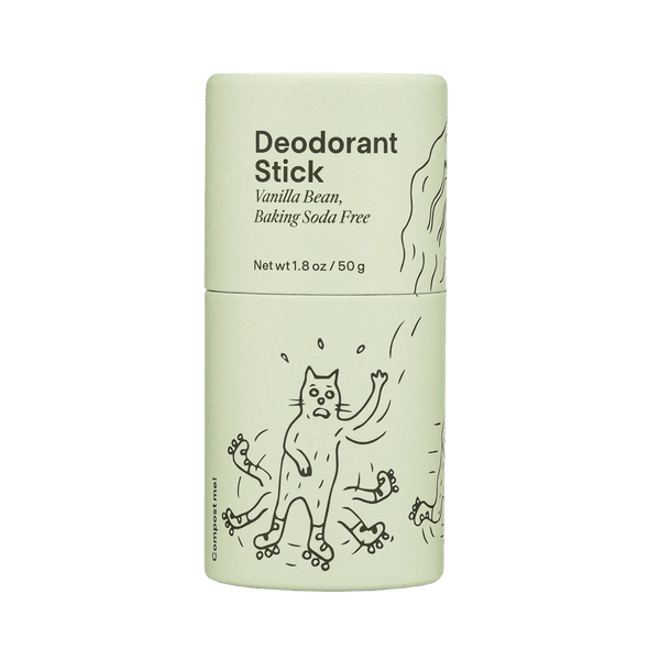 Meow Meow Tweet Vegan Deodorant Stick - Baking Soda Free - Plastic Freedom